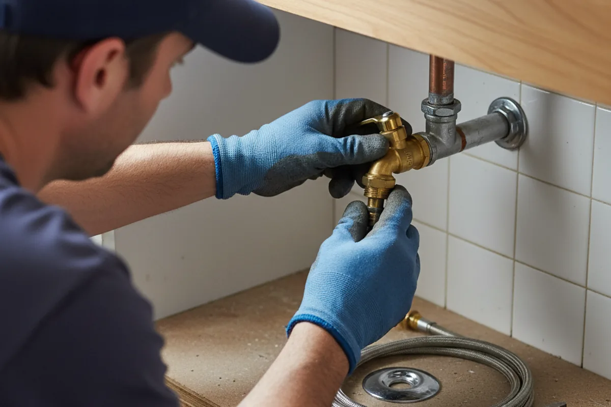 Shutoff valve and fitting work during Repiping in Olivebridge